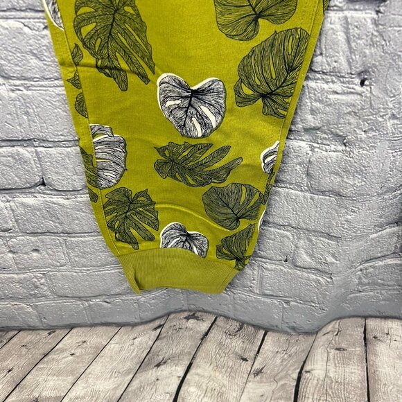 Goodfellow Men's Green Tropical Palm Sleep Pants Joggers Pajamas Size L - Picture 6 of 7